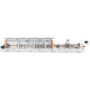 Máquina de borda integrada chanfrada e reta KE-668XZ